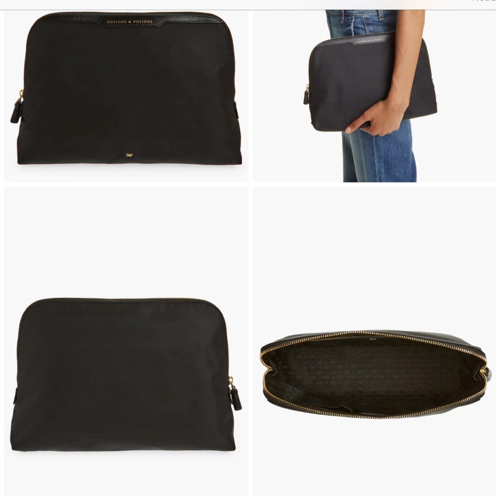 Anya Hindmarch Lotions & Potions Recycled Nylon Zip Pouch